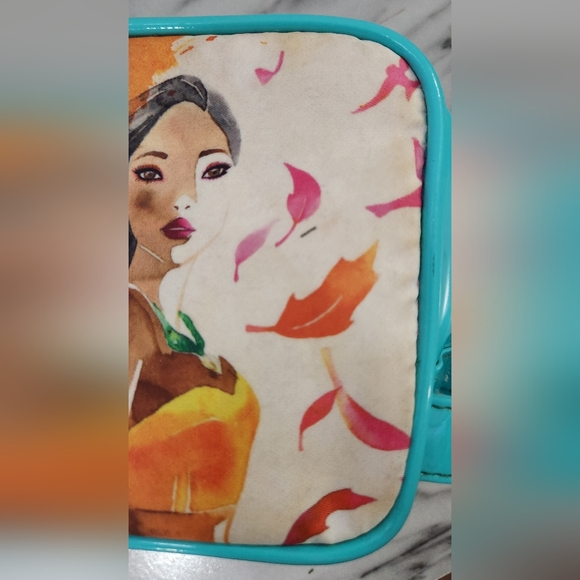 London Soho New York Pocahontas turquoise make up bag - Picture 4 of 12